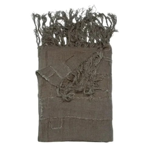 Plaid WARORA de 100% lino