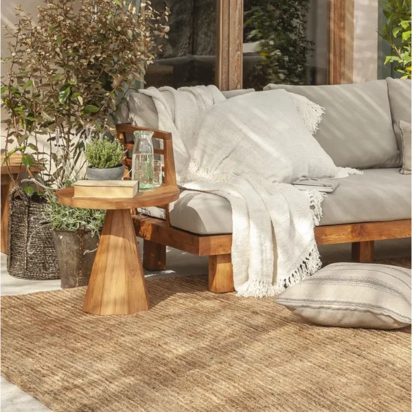 Plaid BADA de 100% lino