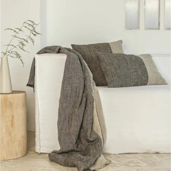 Plaid DADDAL de 100% lino natural