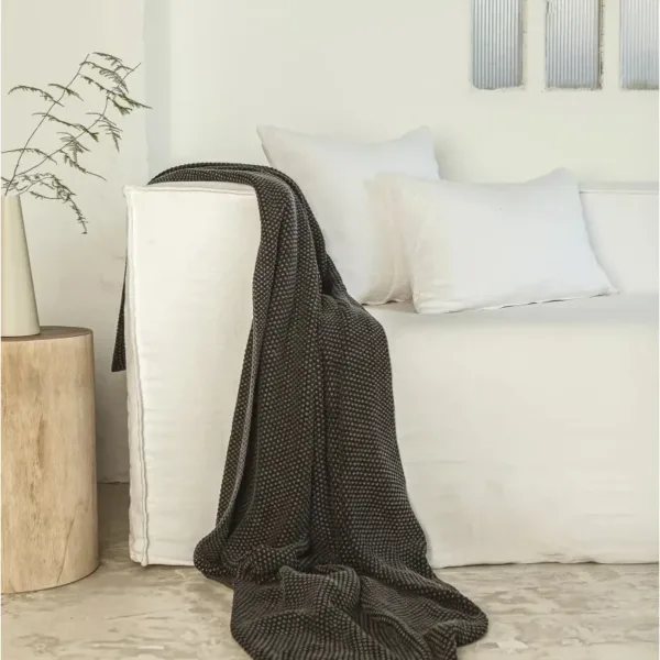 Plaid KARIKAL de algodón orgánico 100%