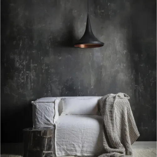 Sofá STROZZI 1 plaza con funda de lino