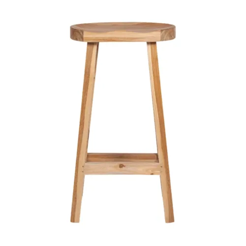 Taburete alto KING de madera de teca