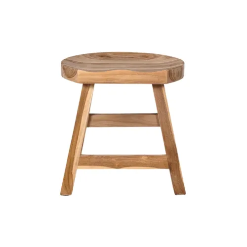 Taburete KING de madera de teca