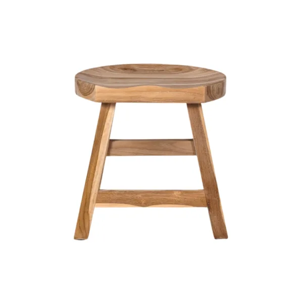 Taburete KING de madera de teca