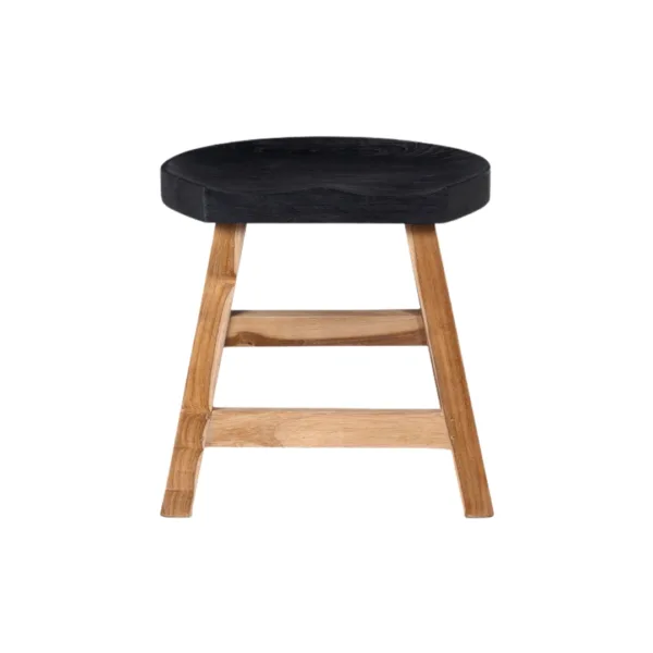 Taburete KING de madera de teca reciclada