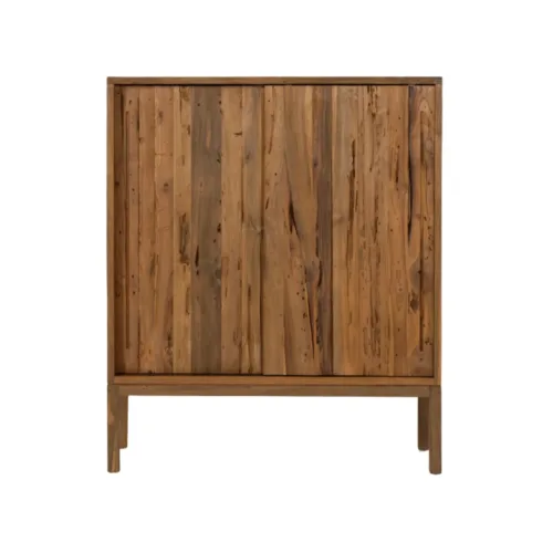 Vitrina EROSI de madera de teca