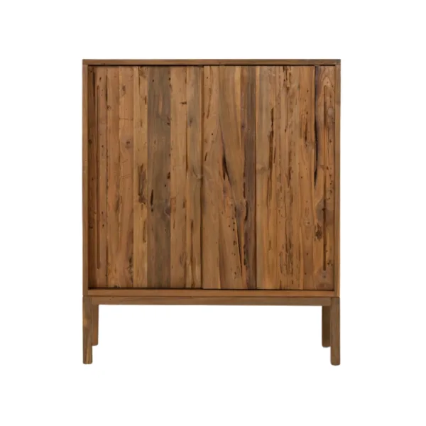 Vitrina EROSI de madera de teca