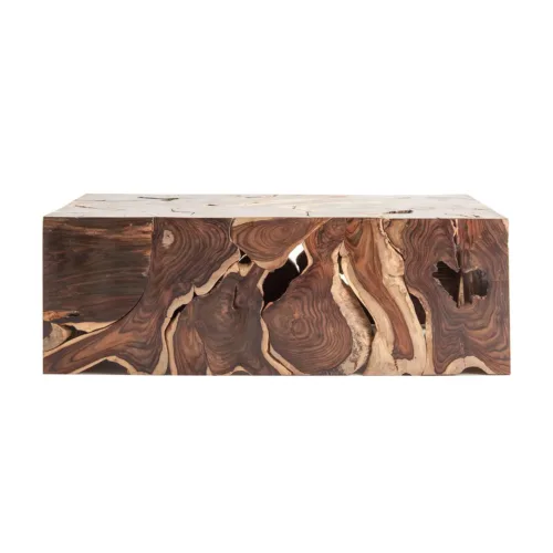 Mesa de centro de madera pasania Sabha