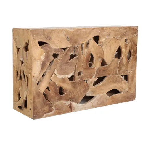 Consola estilo étnico de teca Urama