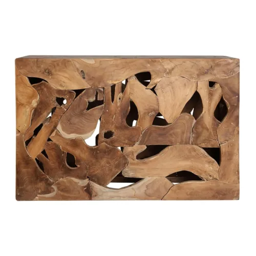 Consola estilo étnico de teca Urama