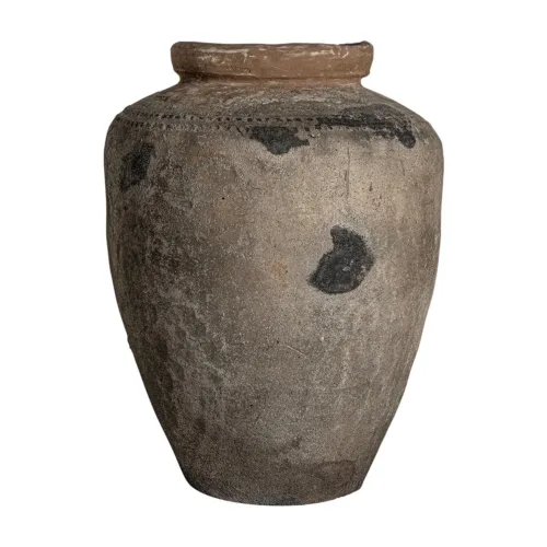 Tinaja de terracota envejecida estilo vintage Moyaux