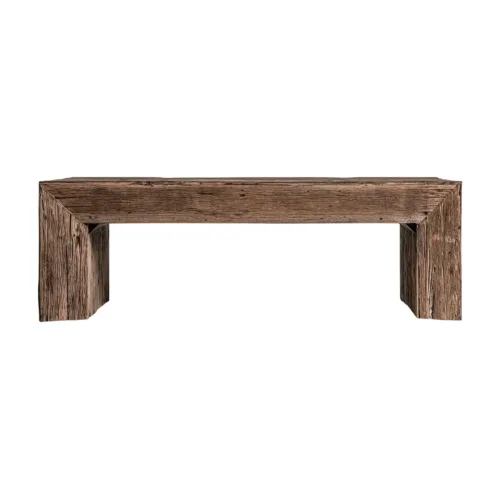 Mesa de centro de madera estilo étnico Samsun (122 cm)