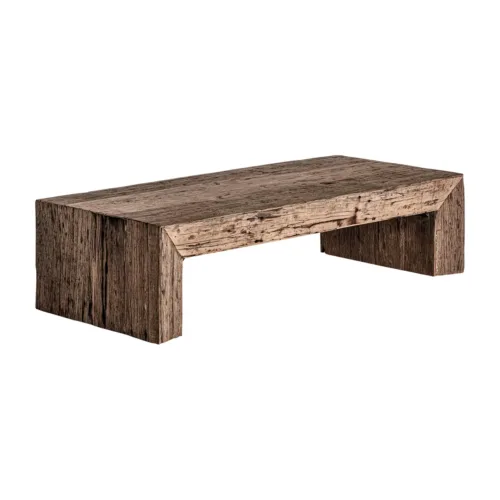 Mesa de centro de madera estilo étnico Samsun (160 cm)