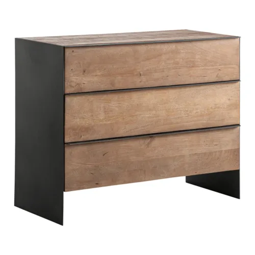 Cómoda de madera de mango y hierro Killeany