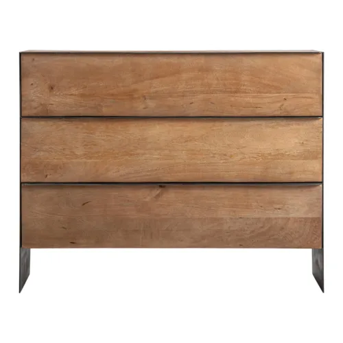 Cómoda de madera de mango y hierro Killeany