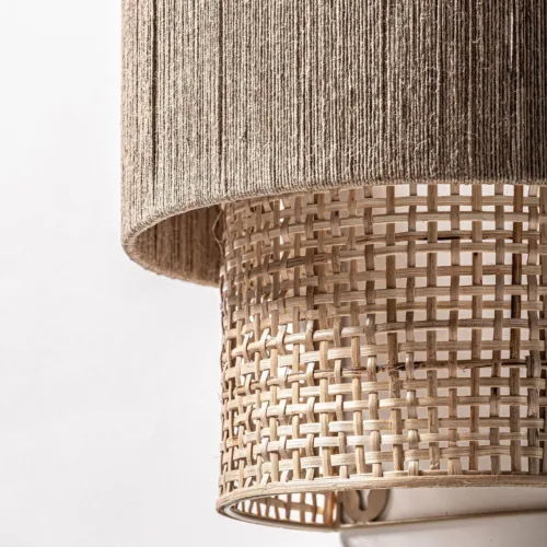 Aplique de yute y cuerda estilo boho Kaola