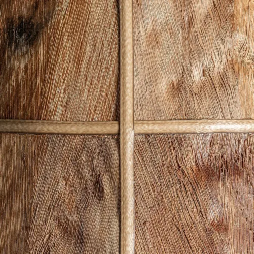 Lámpara de techo de madera de coco