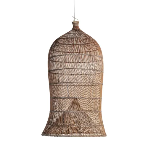 Lámpara de techo de bambú Campana