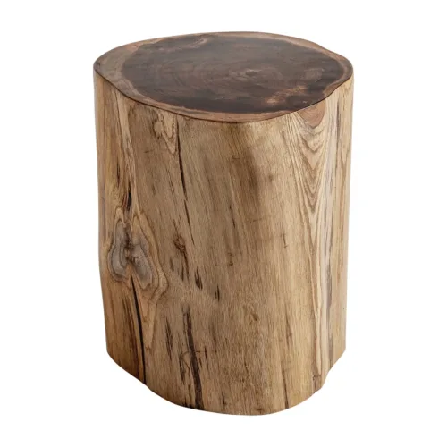 Mesa auxiliar de estilo étnico de madera suar Bouira