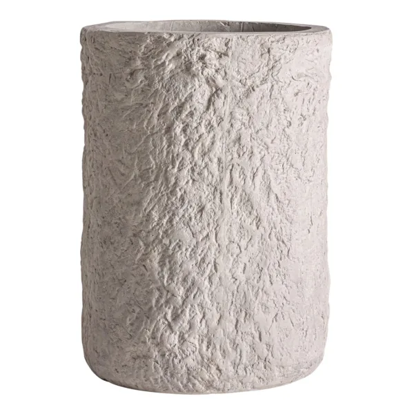 Macetero de cemento blanco roto Brod