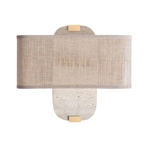 Aplique de mármol beige Absco