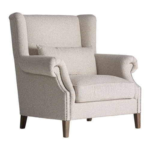 Sillón de estilo clásico de madera de fresno Leiston