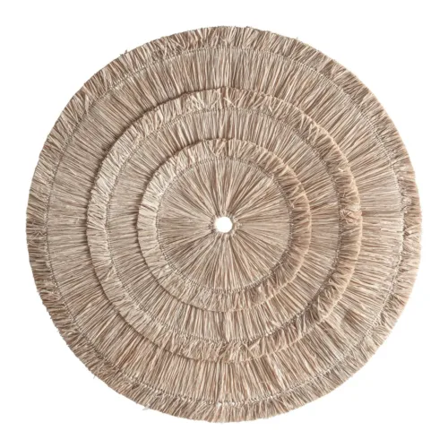 Panel decorativo de fibra redondo