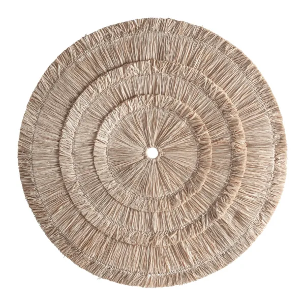 Panel decorativo de fibra redondo