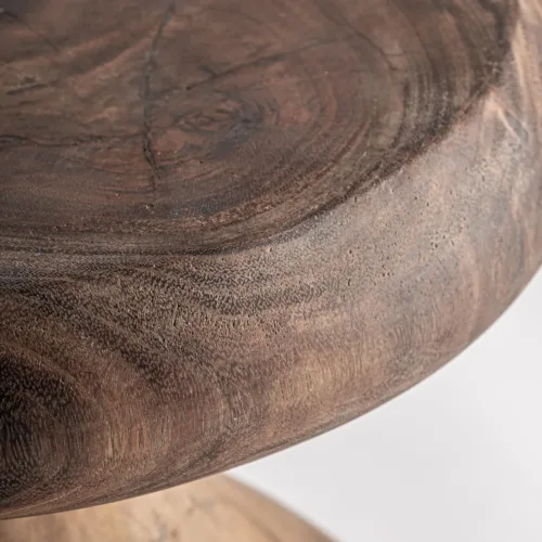 Mesa auxiliar de madera suar Bezaha