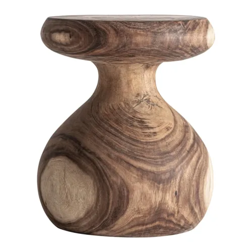 Mesa auxiliar de madera suar Bezaha