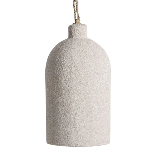 Lámpara de techo de madera suar beige Narnai