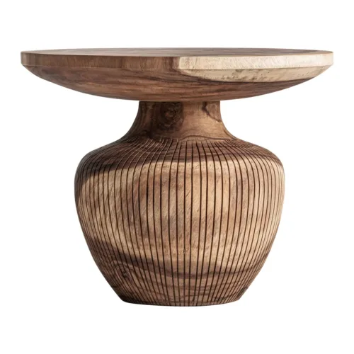 Mesa auxiliar de madera suar Zobue