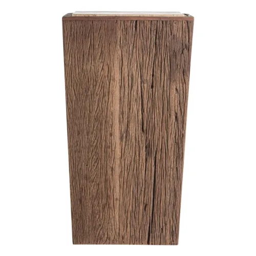Peana de madera rectangular Merkem