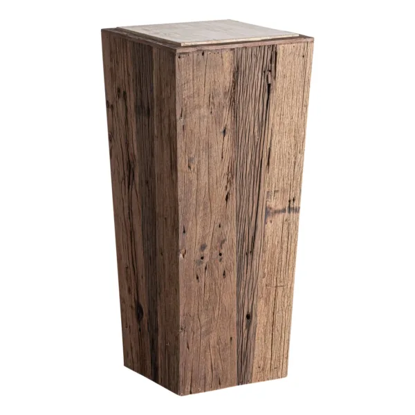 Peana de madera estilo rústico Merkem