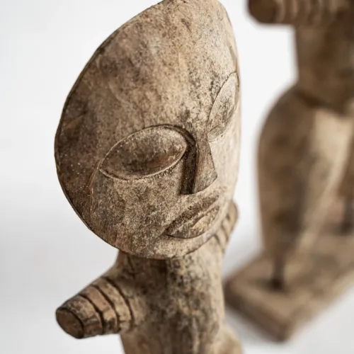 Figuras étnicas de madera(Juego de 3)