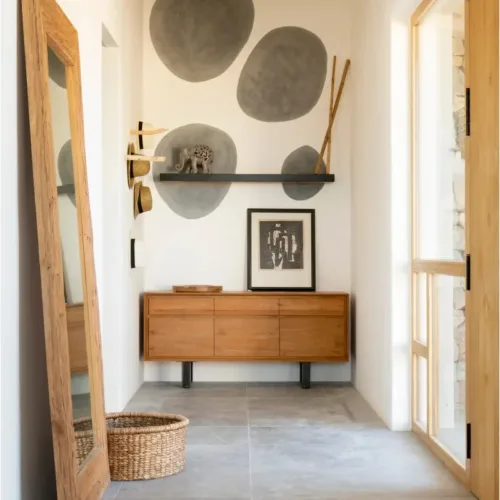 Aparador de teca y hierro 160 cm LOX