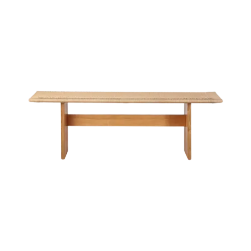 Banco de madera de teca y cuerda de papel UBUD