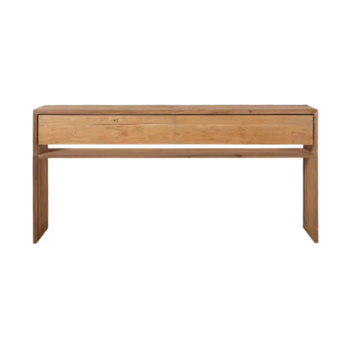 consola de teca reciclada