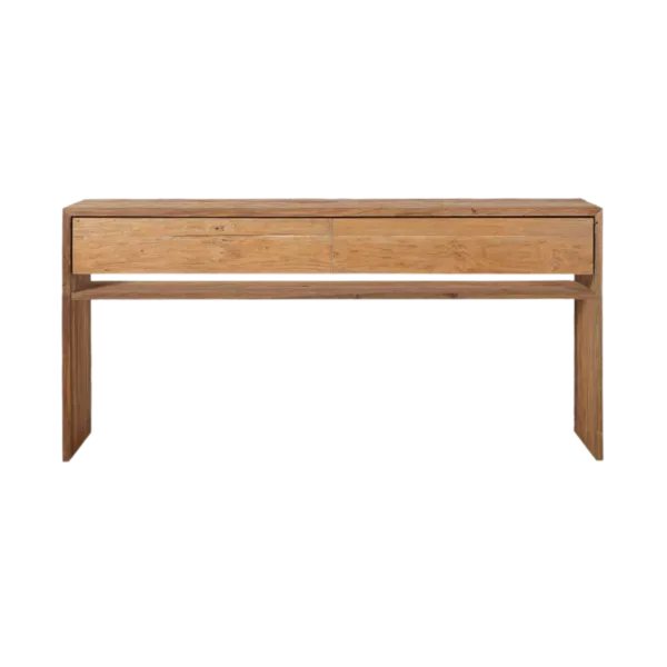 consola de teca reciclada