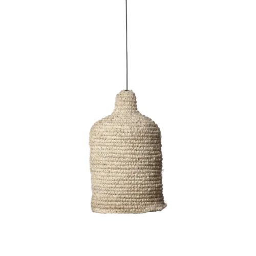 Lámpara de techo de fibras naturales SALGA