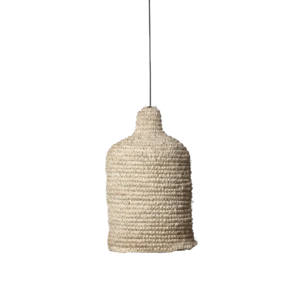 Lámpara de techo de fibras naturales SALGA