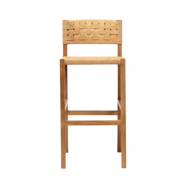 taburete de teca alto
