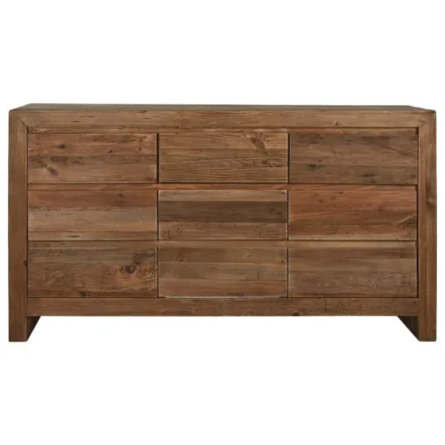 Cómoda de madera reciclada de pino 161X48X90
