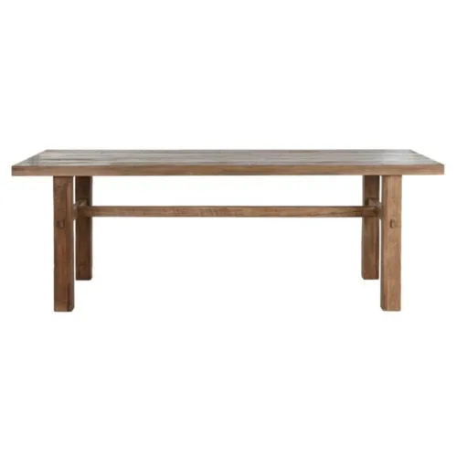 Mesa de comedor de teca reciclada 220X90X78