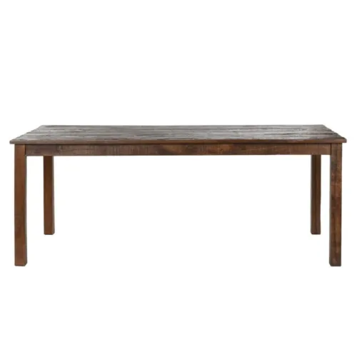 Mesa de comedor de madera reciclada 200X100X76