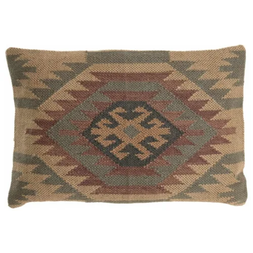 Cojín kilim de lana y yute 40X60