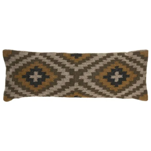 Cojín kilim de lana y yute 30X85