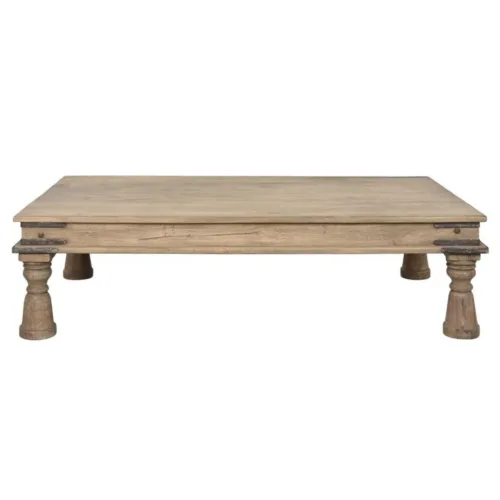 Mesa de centro de madera pieza única 170X107X45