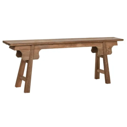 Banco de teca reciclada 140X18X50