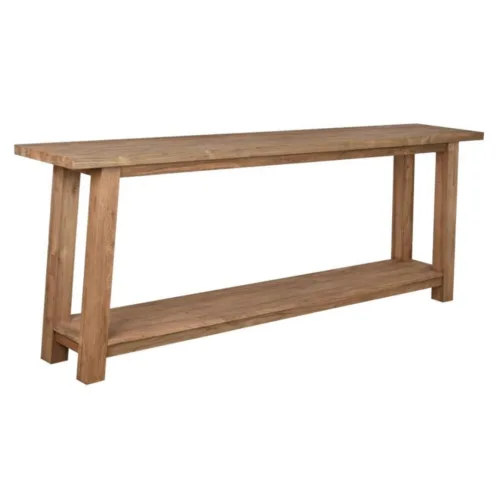 Consola de teca reciclada 240X46X90